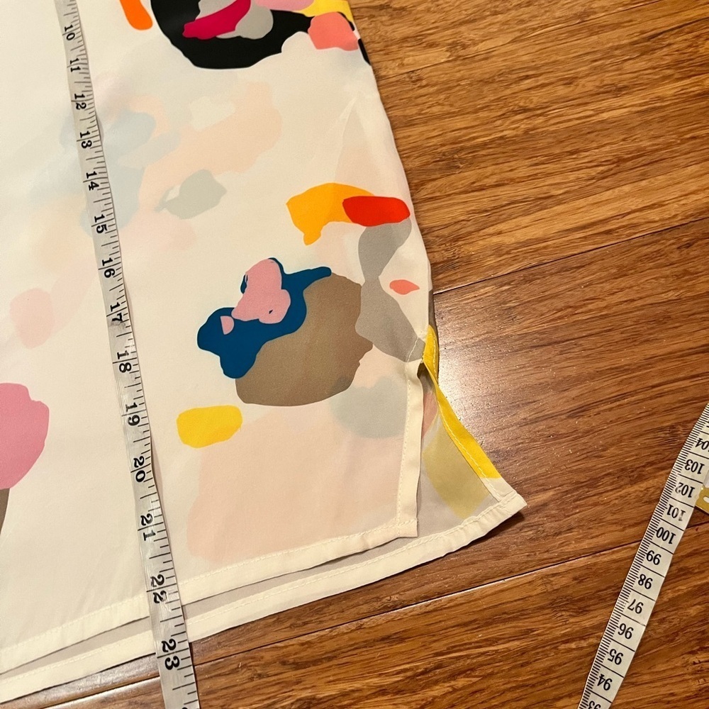 Objects Without Meaning "Francie" Mike Mills Print. 100% Japanese Cupro Top. - Picture 12 of 16